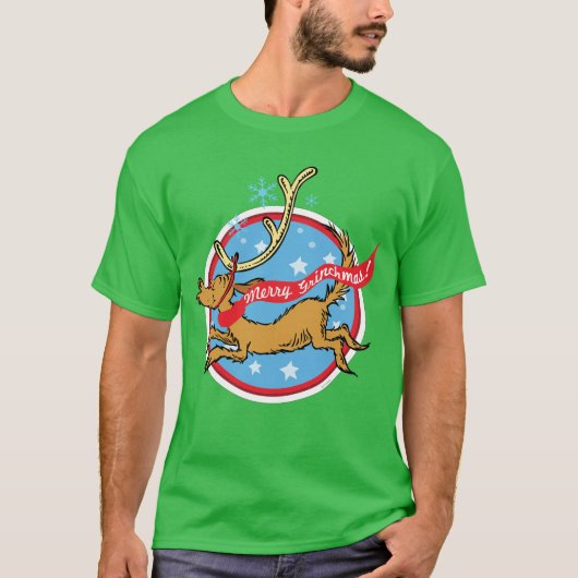 Grinch | Max Prettig Grinchfeest! T-shirt (Voorkant)