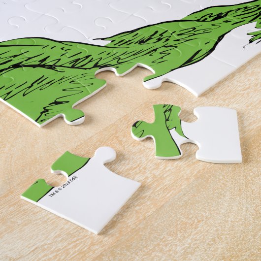 Grinch & Max Runaway Sleigh Legpuzzel (Zijkant)