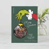 Grinch Merry Grinchmas Familie Foto Kerstmis (Staand voorkant)