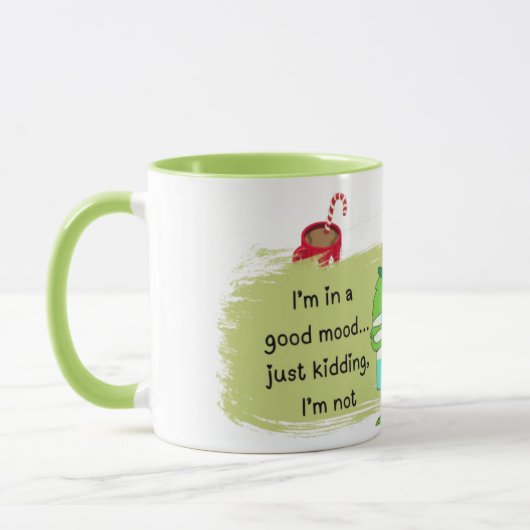 Grinch Mischief Coffee Mok - Een slok van plezier  (Links)