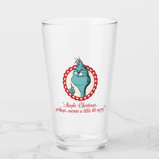 Grinch | Misschien Kerstmis… Glas (Voorkant)