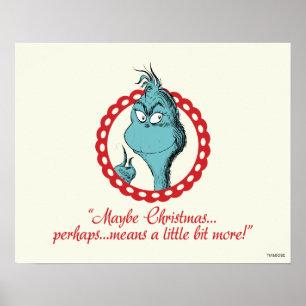 Grinch Misschien Kerstmis… Poster