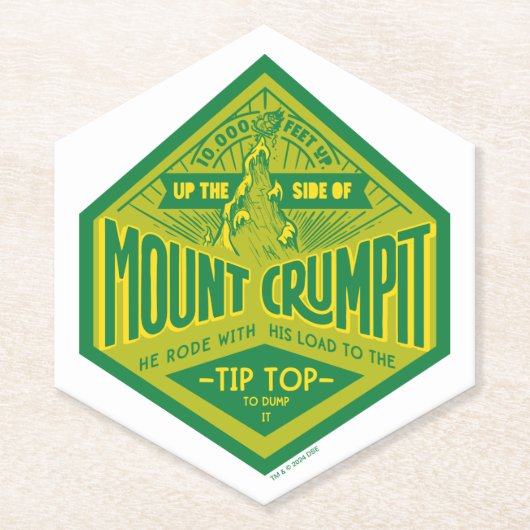 Grinch | Mount Crumpit Kartonnen Onderzetters (Voorkant)