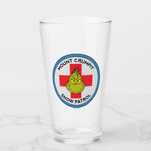 Grinch | Mt. Crumpit Sneeuw Patrouille Glas (Voorkant)
