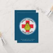 Grinch | Mt. Crumpit Sneeuw Patrouille Kaart (Voorkant / Achterkant in situ)