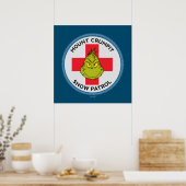 Grinch | Mt. Crumpit Sneeuw Patrouille Poster (Keuken)