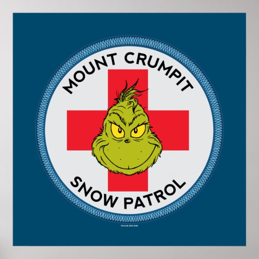 Grinch | Mt. Crumpit Sneeuw Patrouille Poster (Voorkant)