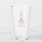 Grinch | Namaste Kerstman Glas (Achterkant)