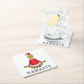 Grinch | Namaste Kerstman Kartonnen Onderzetters (Insitu)