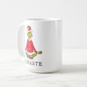 Grinch | Namaste Kerstman Koffiemok (Voorkant links)