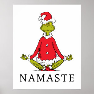Grinch   Namaste Kerstman Poster