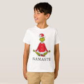 Grinch | Namaste Kerstman T-shirt (Voorkant volledig)