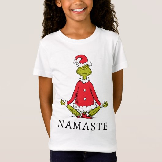Grinch | Namaste Kerstman T-shirt (Voorkant)