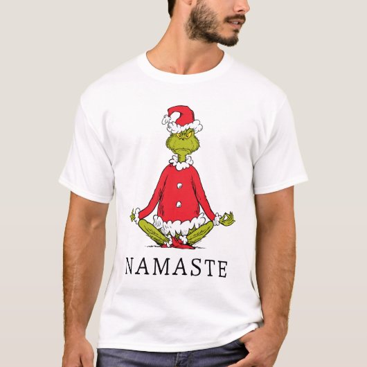 Grinch | Namaste Kerstman T-shirt (Voorkant)
