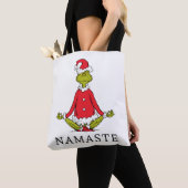 Grinch | Namaste Kerstman Tote Bag (Dichtbij)