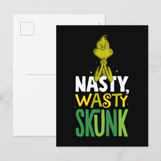 Grinch | Nasty Wasty Skunk Briefkaart (Voorkant / Achterkant)