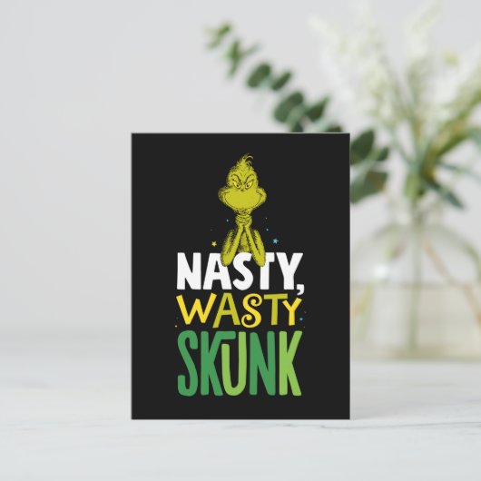 Grinch | Nasty Wasty Skunk Briefkaart (Staand voorkant)