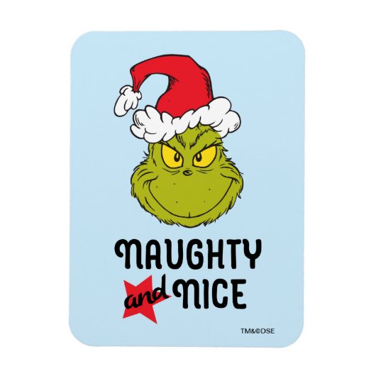 Grinch | Naughty & Nice Magneet (Verticaal)