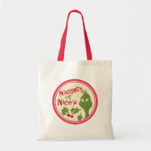 Grinch - Ondeugend of Nice? Tote Bag (Voorkant)