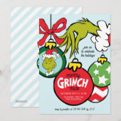 Grinch Ornament Christmas Party Feestdagenkaart (Voorkant / Achterkant)