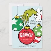 Grinch Ornament Christmas Party Feestdagenkaart (Voorkant)