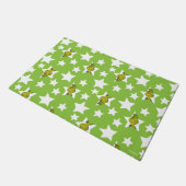 Grinch Peeking Star Pattern Deurmat (Schuin)