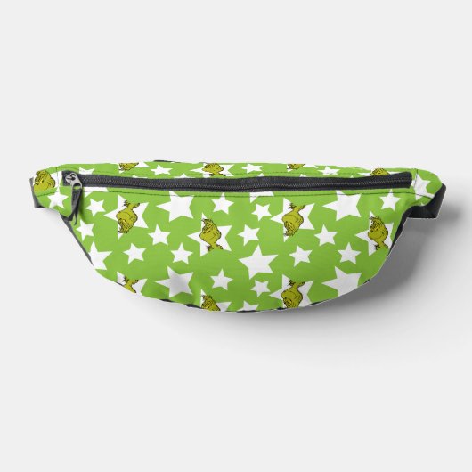Grinch Peeking Star Pattern Heuptasje (Liggend)