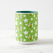 Grinch Peeking Star Pattern Mok (Midden)