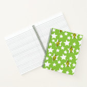 Grinch Peeking Star Pattern Notitieboek (Binnen)