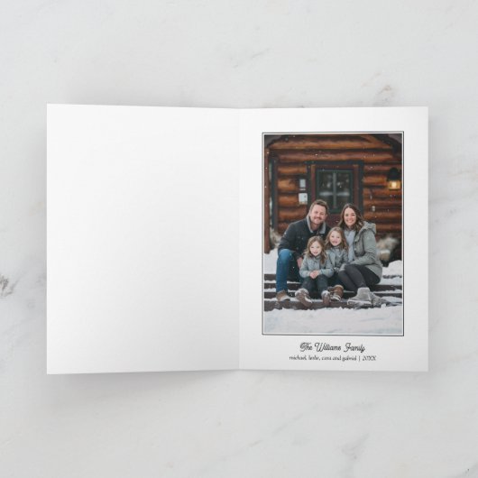 Grinch | Personalized Ornament Holiday Feestdagen Kaart (Binnen)