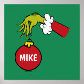 Grinch | Personalized Ornament Poster (Voorkant)