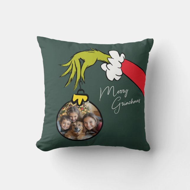 Grinch | Personalized Ornament Throw Pillow Kussen (Voorkant)