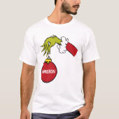 Grinch | Persoonlijke naam T-shirt (Voorkant)