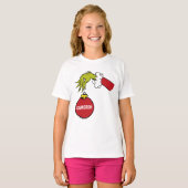 Grinch | Persoonlijke naam T-shirt (Voorkant volledig)