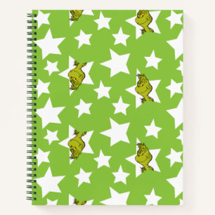 Grinch Piepend Sterrenpatroon Notitieboek