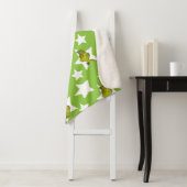 Grinch Piepend Sterrenpatroon Sherpa Deken (In situ)