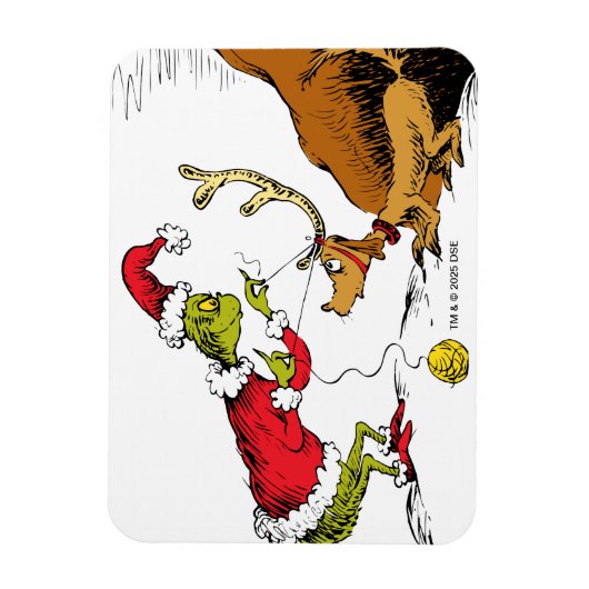 Grinch prepareert Max de rendier Magneet (Verticaal)
