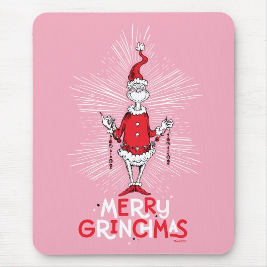 Grinch | Prettig Grinchfeest Muismat (Voorkant)