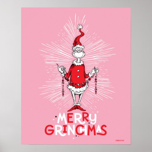 Grinch | Prettig Grinchfeest Poster (Voorkant)