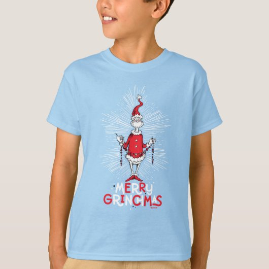Grinch | Prettig Grinchfeest T-shirt (Voorkant)