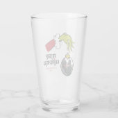 Grinch | Prettige Grinch Kerst Foto Glas (Achterkant)