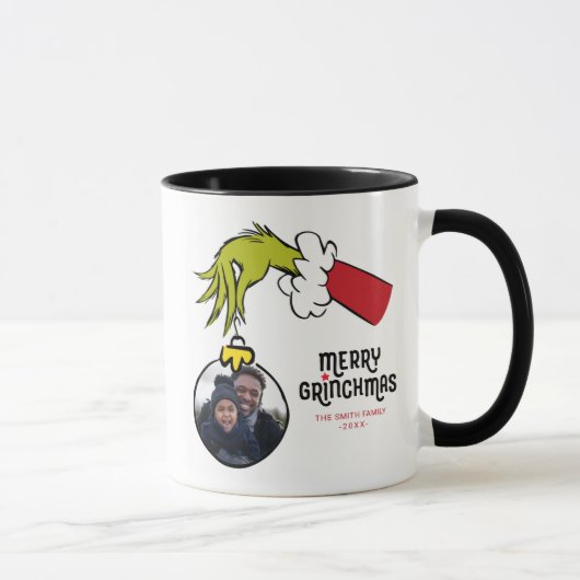 Grinch | Prettige Grinch Kerst Foto Mok (Rechts)