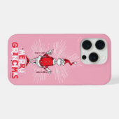 Grinch | Prettige Grinchkerst iPhone Hoesje (Achterkant horizontaal)