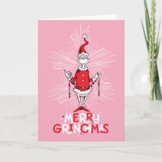 Grinch | Prettige Grinchmis Kaart (Voorkant)