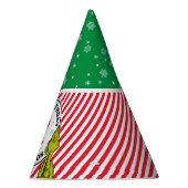 Grinch Rood en Groen Sneeuwvlok Verjaardag Feesthoedjes (Rechts)