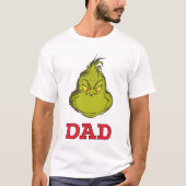 Grinch Rood en Groen Sneeuwvlok Verjaardag T-shirt (Voorkant)