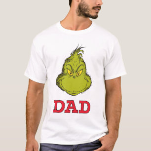 Grinch Rood en Groen Sneeuwvlok Verjaardag T-shirt