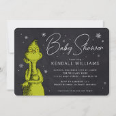 Grinch Schoolbord Baby Shower (Voorkant)