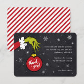 Grinch Schoolbord Verjaardag Bedankt (Voorkant / Achterkant)