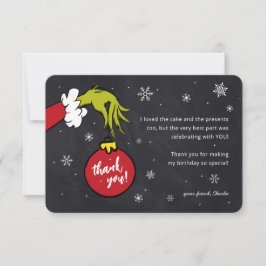 Grinch Schoolbord Verjaardag Bedankt